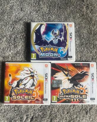 Nintendo 3DS - Giochi Pokémon Sole, Luna Ultrasole