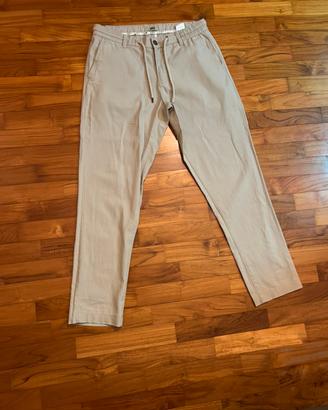 Pantalone lino e cotone uomo