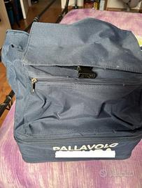 Borsa sportiva pallavolo colore blu adatta per bam