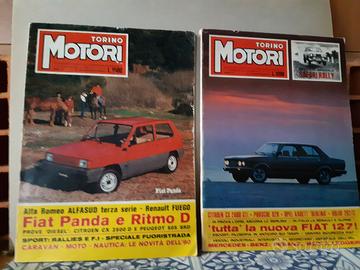 RIVISTA TORINO MOTORI 2 COPIE AUTO 1977 e 1980