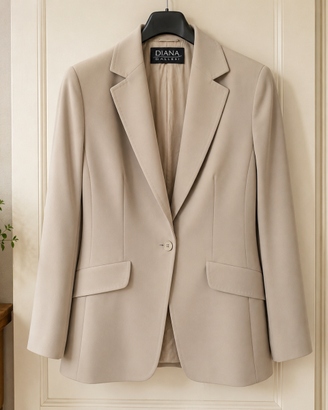 DIANA GALLESI giacca blazer beige t. 44