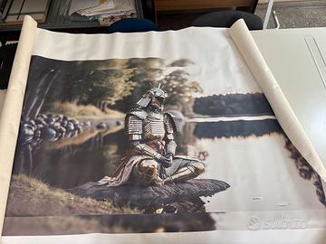 Tela canvas con stampa "Guerriero Samurai"
