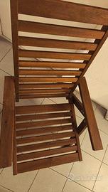 4 sedie da esterno, veranda, giardino