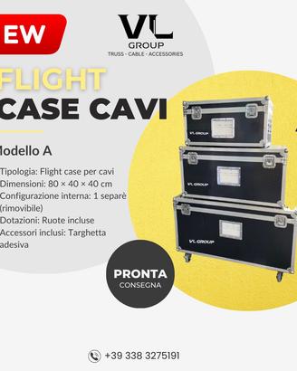 FLIGHT CASE CAVI – MODELLO A