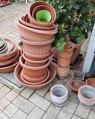 vasi/sottovasi plastica resistente