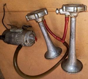 Kit trombe claxon bitonali Fiamm con compressore