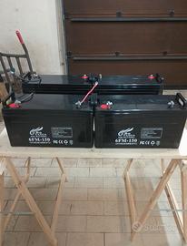 Batterie Gel per accumulo fotovoltaico