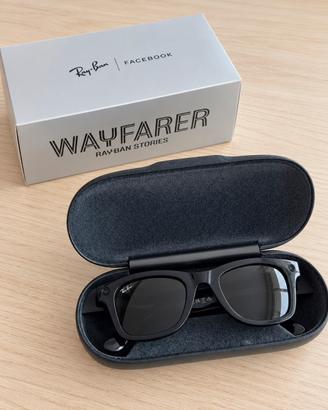 Ray-Ban Stories Wayfarer Smart Glasses – Neri