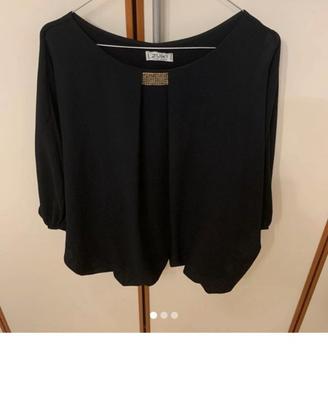 Maglia a pipistrello zuiki poliestere e viscosa