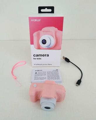 Fotocamera Digitale Celly Bambini Rosa 1.3 Mega