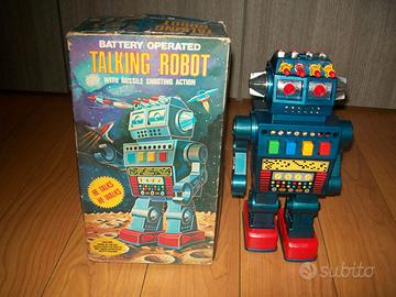 Robot Talking Robot battery operated vintage