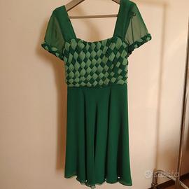 abito cerimonia da sartoria vintage taglia 46