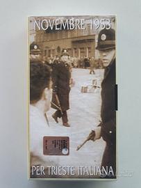 Novembre 1953 Trieste italiana Videocassetta VHS