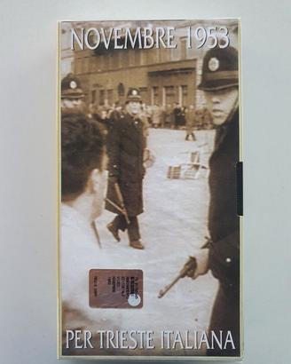 Novembre 1953 Trieste italiana Videocassetta VHS