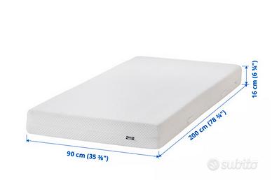 Materasso singolo basso Åbygda Ikea