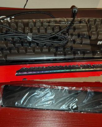Tastiera NUOVA gaming AOC GK500 RGB meccanica layo