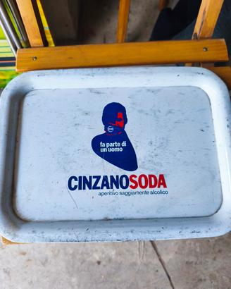 vassoio pubblicitario Cinzano 