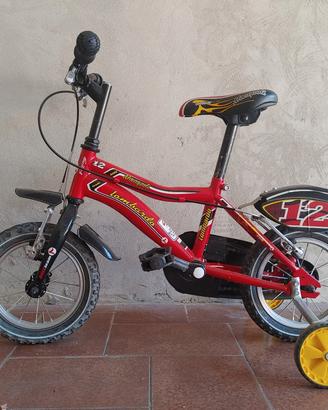 Bicicletta con rotelline da 3 a 6 anni "Lombardo"