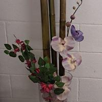 Vaso vetro cono altezza 70 cm arredo