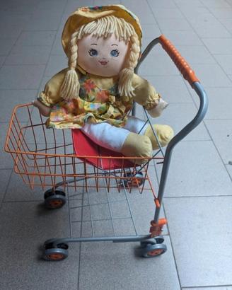 Carrellino della spesa in acciaio per bambini 
