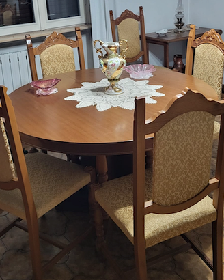 Tavolo Rotondo con 6 sedie