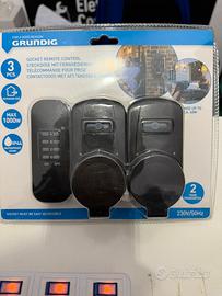 🔌 Kit 3 prese telecomandate Grundig – Uso esterno