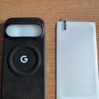 Cover in pelle Google pixel 10pro vetro display 