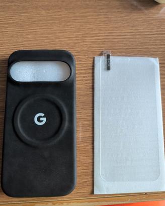 Cover in pelle Google pixel 10pro vetro display 