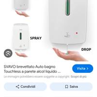dispenser igienizzante Scavo touchless