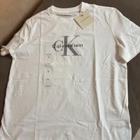 T-shirt Calvin Klein bianca taglia M