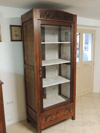 Vetrinetta stile Liberty in faggio