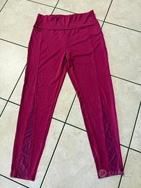 Leggings donna fucsia