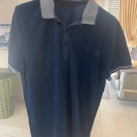 Polo Trussardi, colore blu uomo