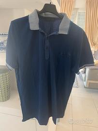 Polo Trussardi, colore blu uomo