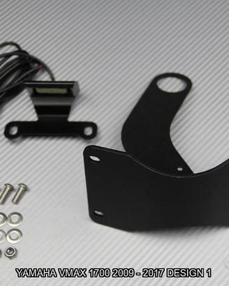 Portatarga laterale YAMAHA VMAX 1700 2009 - 2017