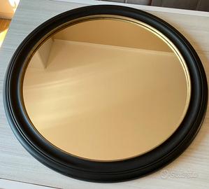 Specchio rotondo 80cm  Ikea Almorod nero e dorato