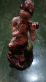 statuetta in ceramica di zulimo aretini 