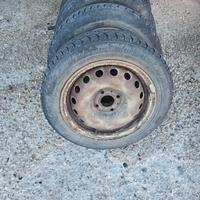 cerchi + gomme 155/065 R14 75T M+S