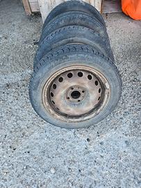 cerchi + gomme 155/065 R14 75T M+S