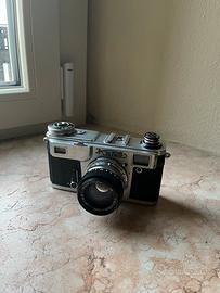 Kiev 4 MFotocamera vintage con custodia