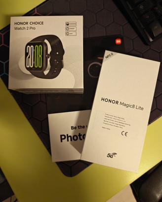 honor magic 8 lite 8/512 più  accessori