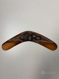 Boomerang Australiano Aborigeno in legno