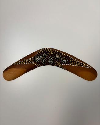 Boomerang Australiano Aborigeno in legno
