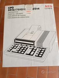 Calcolatrice vintage AEG OLYMPIA