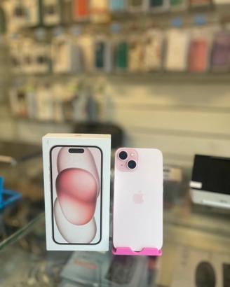 iPhone 15 128GB Rosa-Batteria 90% Originale Apple