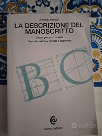 la descrizione del manoscritto 