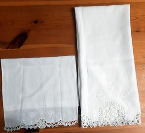 COPPIA DI ASCIUGAMANI IN LINO