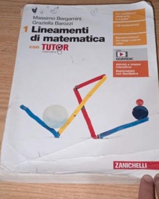 lineamenti di matematica con tutor vol 1 