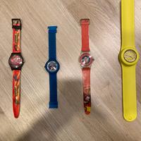 Set 4 orologi per bambini vendibili separatamente