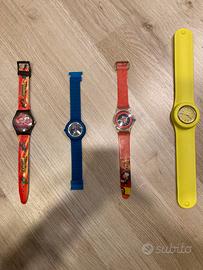 Set 4 orologi per bambini vendibili separatamente
